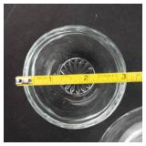 Glass Bowls - 4-Piece Clear Glass Set (Lot of 4)