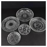 Crystal Dishes (Lot of 5)