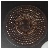 Pink Glass Plates (Lot of 3)