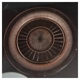 Pink Glass Plates (Lot of 3)