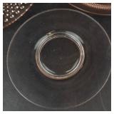 Pink Glass Plates (Lot of 3)