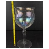 Iridescent Glassware Set - 2 Wine Goblets & 2 Champagne Glasses