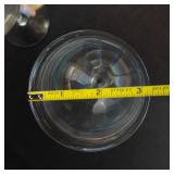 Iridescent Glassware Set - 2 Wine Goblets & 2 Champagne Glasses