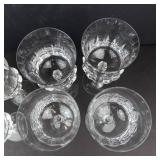 Mikasa Marquis Crystal Goblets - Vintage Set of 9