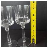 Mikasa Marquis Crystal Goblets - Vintage Set of 9