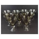 Skruf Gulli Cordial Glasses - Siegfried Stahl Design, Vintage 1960s, 9-Piece Set