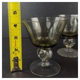 Skruf Gulli Cordial Glasses - Siegfried Stahl Design, Vintage 1960s, 9-Piece Set