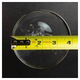 Fostoria Wedding Ring Crystal Glasses - Platinum Rim (Lot of 9)