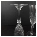 Salzburg Cristal de Flandre 4 Champagne Flutes 14.5 cl