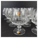 Zwiesel Kristall Echt Bleikristall Goblets - 24% Lead Crystal, Germany (14 Goblets & 4 Wine Glasses)