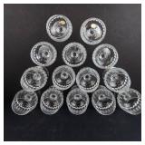 Zwiesel Kristall Echt Bleikristall Goblets - 24% Lead Crystal, Germany (14 Goblets & 4 Wine Glasses)