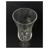 Vintage Starburst Etched Parfait Glasses - Mid Century Dessert Glassware Set of 9