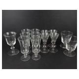Clear Glass Stemware Assortment - 13-Pieces