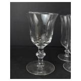 Clear Glass Stemware Assortment - 13-Pieces