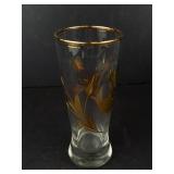 Crystal Glassware Set with Gold Trim - Assorted Clear Glasses & 3 Bowls