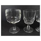 Crystal Glassware - 4 Glasses
