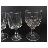 Crystal Glassware - 4 Glasses