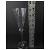 Champagne Flutes - Etched Starburst Pattern (Lot of 5)