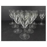 Clear Wine Glasses - 11-Piece Set