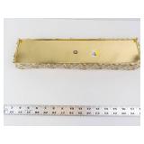 Silver Art Co Ltd Gold-Tone Jewelry Tray with Scrollwork Edges - Made in China