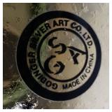 Silver Art Co Ltd Gold-Tone Jewelry Tray with Scrollwork Edges - Made in China