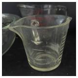 Pyrex Mixing Bowls with Handles, Pyrex Measuring Cup, Fire King Bowls, Anchor Hocking Cup