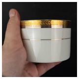 Sakura Gold Porcelain Mugs - 24K Gold Trim (Lot of 3)