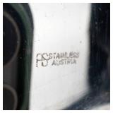 Stainless Austria Chef Knife - 9 in Blade, with Wooden Box