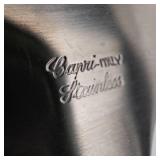 Capri-Italy Stainless Grillmaster Set - 3-Piece Carving Utensils (Forks & Knife)