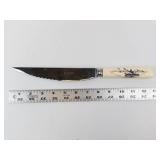 Northampton Nuguruk Carving Set - Stainless Blades, Ivory Scrimshaw Handles (2-Piece)