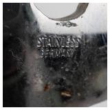 Northampton Nuguruk Carving Set - Stainless Blades, Ivory Scrimshaw Handles (2-Piece)