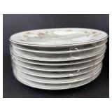 Rosette Fine China 16-Piece Dinner Plates & Salad Plates Set Made in Japan