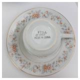 Floral Mixed China - 10-Piece Lot