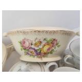 Floral Mixed China - 10-Piece Lot