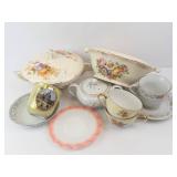 Floral Mixed China - 10-Piece Lot