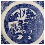 Royal China Willow Ware Blue Willow Plate - Underglaze - England