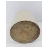 Vintage Stoneware Jug - Two-Tone Glaze: Dark Top, Cream Body