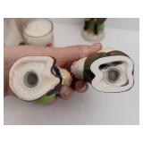 Montefiore Collection Porcelain Figurines & Decor Assortment - Candles, Salt Shakers & Small Vases