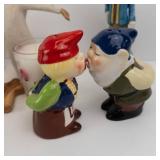 Montefiore Collection Porcelain Figurines & Decor Assortment - Candles, Salt Shakers & Small Vases