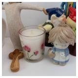 Montefiore Collection Porcelain Figurines & Decor Assortment - Candles, Salt Shakers & Small Vases