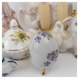 Montefiore Collection Porcelain Figurines & Decor Assortment - Candles, Salt Shakers & Small Vases