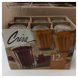 Crisa Glass Candle Holders & Vases Assortment - 12-Piece Crisa Box