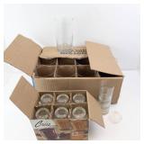 Crisa Glass Candle Holders & Vases Assortment - 12-Piece Crisa Box