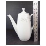 St. Regis Teapot - Fine China, Japan - Leaf Motif with Silver Trim