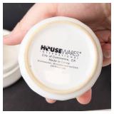 White Ceramic Tableware: Pitcher, Bowls, Platters & Pots