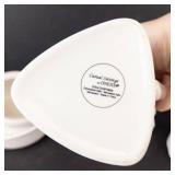 White Ceramic Tableware: Pitcher, Bowls, Platters & Pots