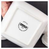 White Ceramic Tableware: Pitcher, Bowls, Platters & Pots