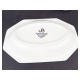 White Ceramic Tableware: Pitcher, Bowls, Platters & Pots