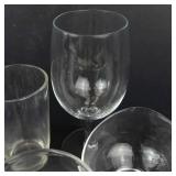 Crystal Glassware Assortment - Glasses, Bowls, 3 Shot Glasses, Sugar & Creamer Dishes