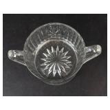 Crystal Glass Sugar & Creamer Sets (2) - Glass Punch Cups (2)